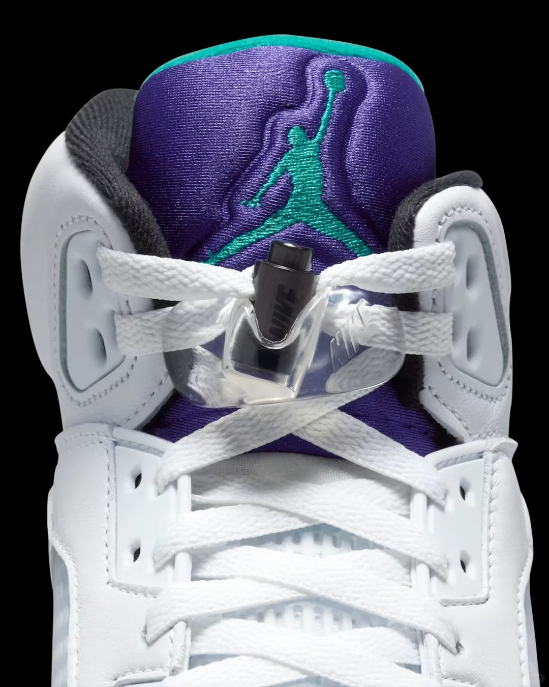 White Purple Teal High Top Sneakers Men Retro Basketball Shoes
