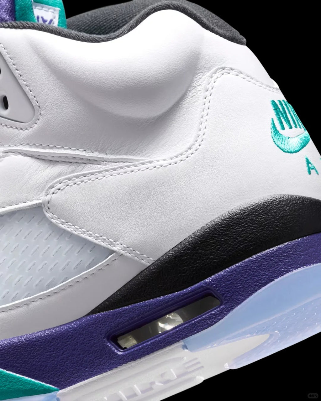 White Purple Teal High Top Sneakers Men Retro Basketball Shoes