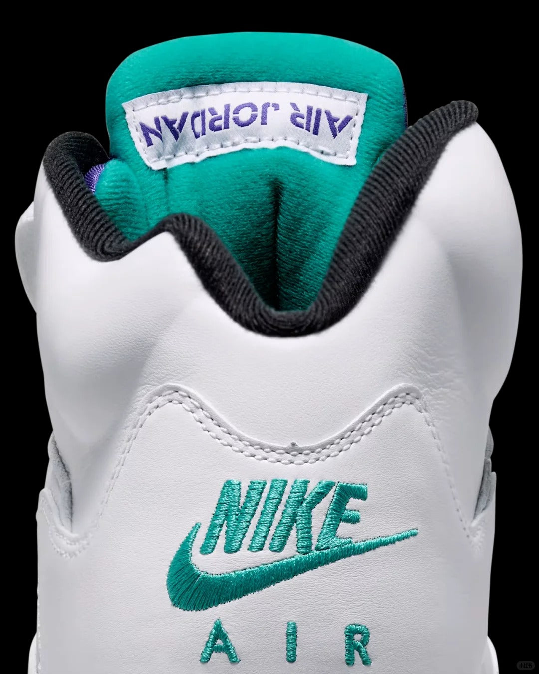 White Purple Teal High Top Sneakers Men Retro Basketball Shoes