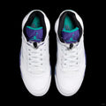 White Purple Teal High Top Sneakers Men Retro Basketball Shoes