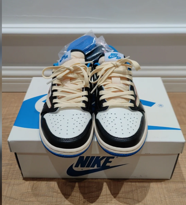 Black White Blue Low Top Sneakers Men Retro Casual Skate Shoes