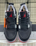 Black Grey Red High Top Sneakers Men Retro Basketball Shoes