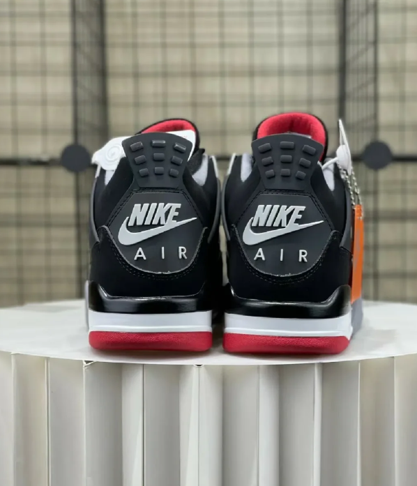 Black Grey Red High Top Sneakers Men Retro Basketball Shoes