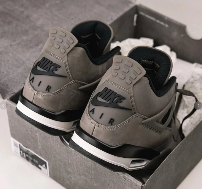 Grey Black High Top Sneakers Men Retro Basketball Shoes