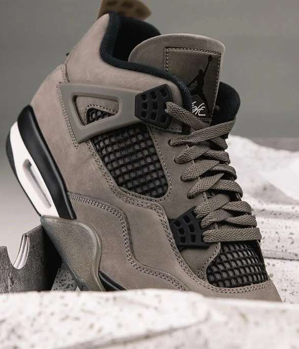 Grey Black High Top Sneakers Men Retro Basketball Shoes