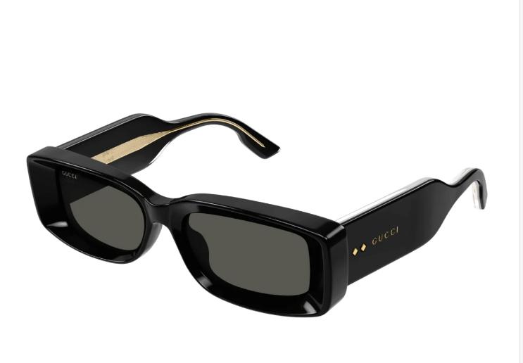 Black Square Sunglasses Men Retro Fashion