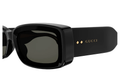 Black Square Sunglasses Men Retro Fashion
