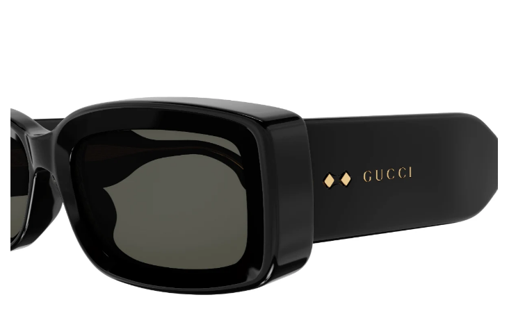 Black Square Sunglasses Men Retro Fashion