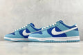 Blue White Low Top Sneakers Men Retro Casual Skate Shoes