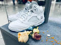 White High Top Sneakers Men Retro Basketball Shoes
