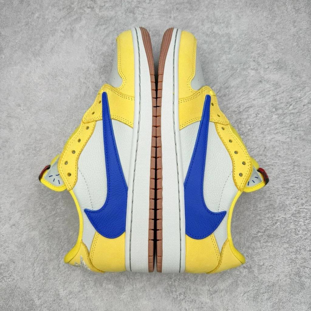 Yellow Low Top Sneakers Men Retro Casual Skate Shoes
