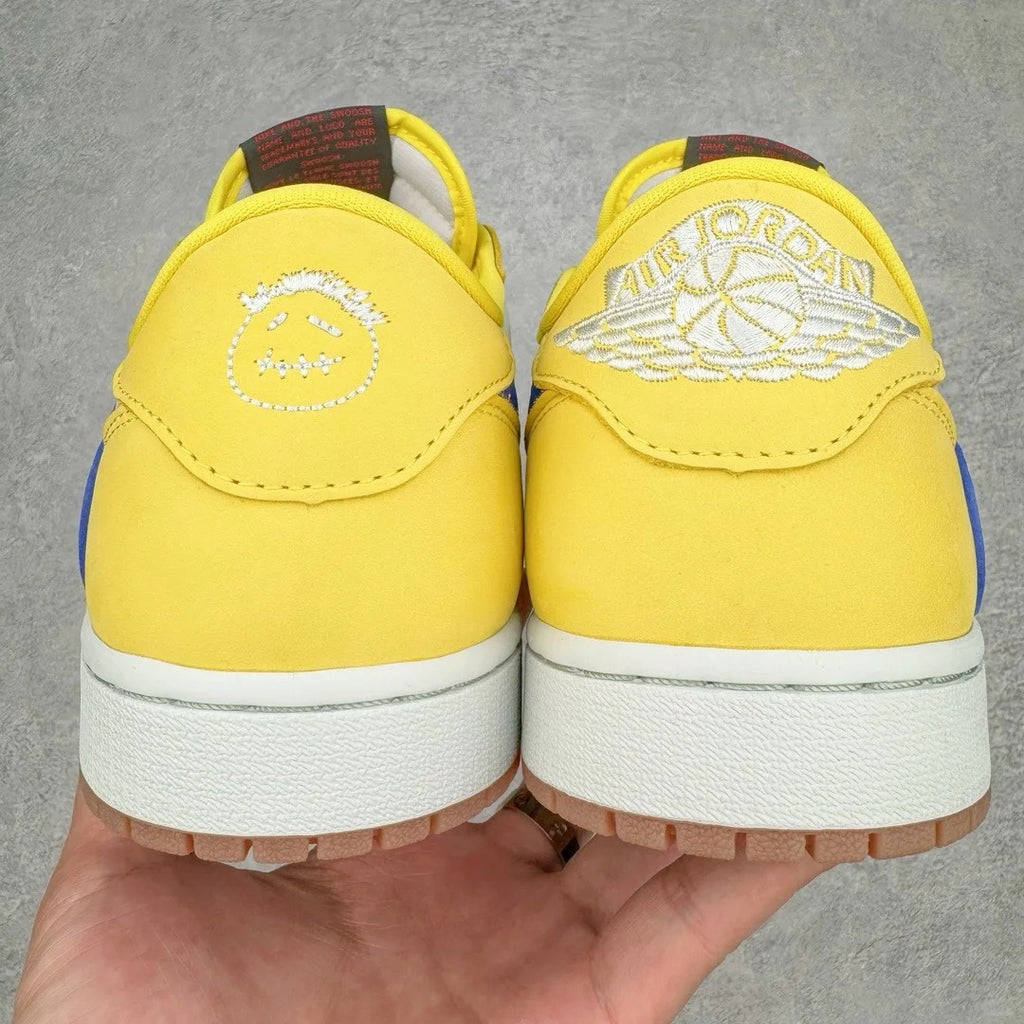 Yellow Low Top Sneakers Men Retro Casual Skate Shoes