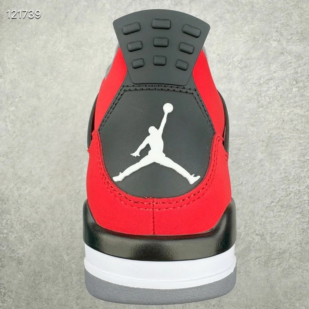 Red High Top Sneakers Men Retro Basketball Shoes