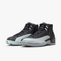 Black Grey Mid Top Sneakers Men Retro Basketball Shoes