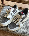 Cream Brown Low Top Sneakers Men Retro Casual Skate Shoes