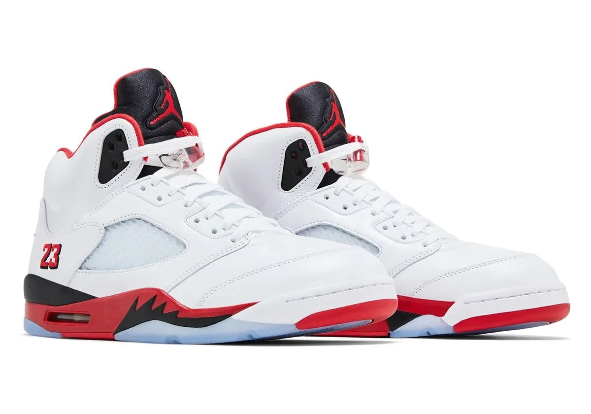 White Red High Top Sneakers Men Retro Basketball Shoes