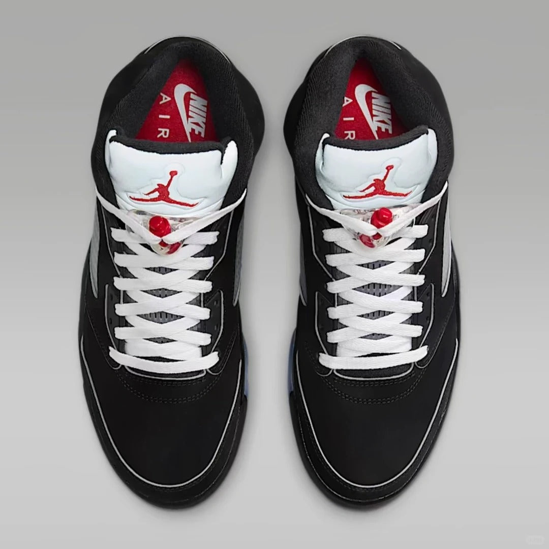 Black Grey High Top Sneakers Men Retro Basketball Shoes