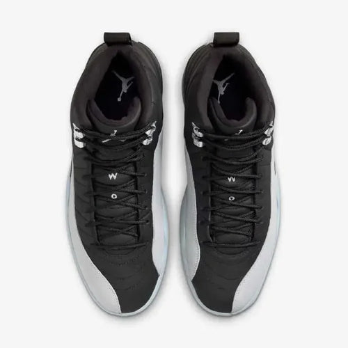 Black Grey Mid Top Sneakers Men Retro Basketball Shoes