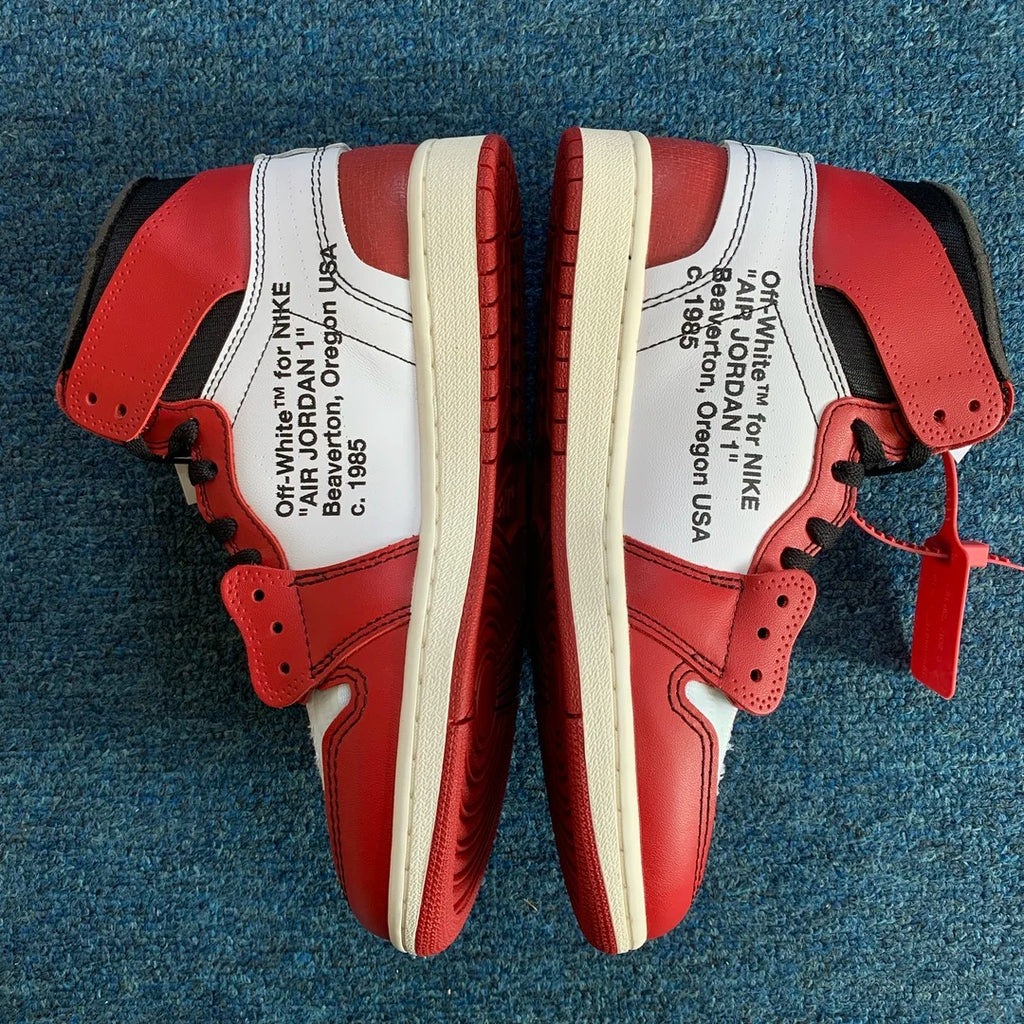 Red White Black High Top Sneakers Men Retro Basketball Shoes