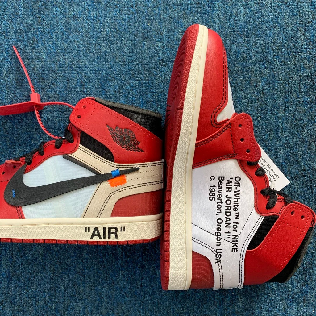 Red White Black High Top Sneakers Men Retro Basketball Shoes