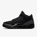 Black Mid Top Sneakers Men Retro Basketball Shoes