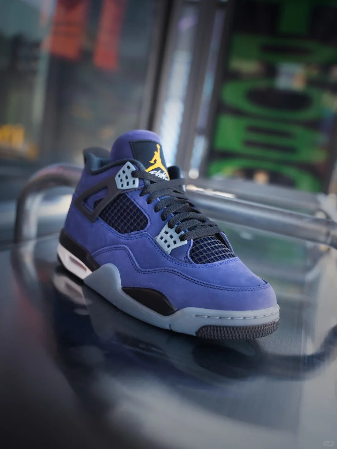 Purple High Top Sneakers Men Retro Basketball Shoes