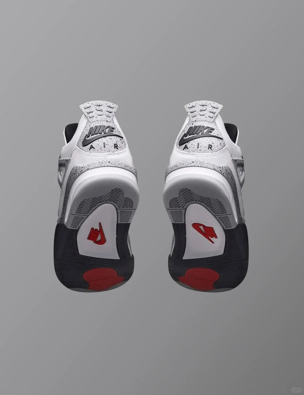 White Grey High Top Sneakers Men Retro Basketball Shoes