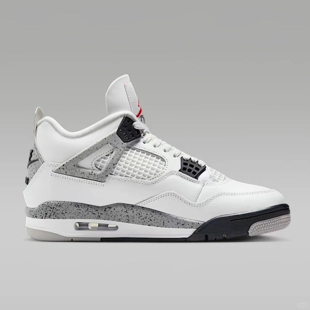 White Grey High Top Sneakers Men Retro Basketball Shoes