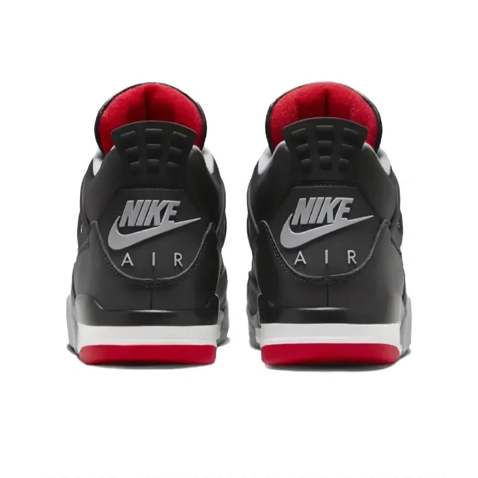 Black Grey Red High Top Sneakers Men Retro Basketball Shoes
