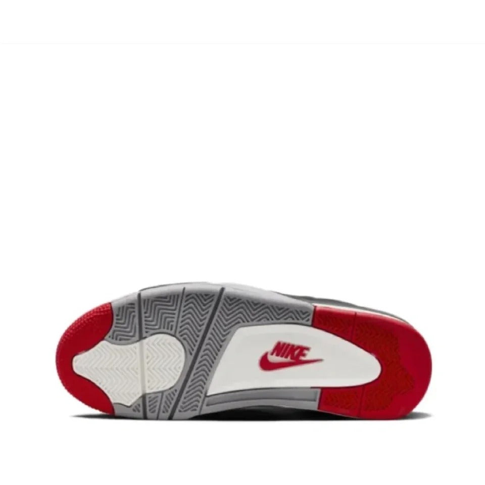 Black Grey Red High Top Sneakers Men Retro Basketball Shoes