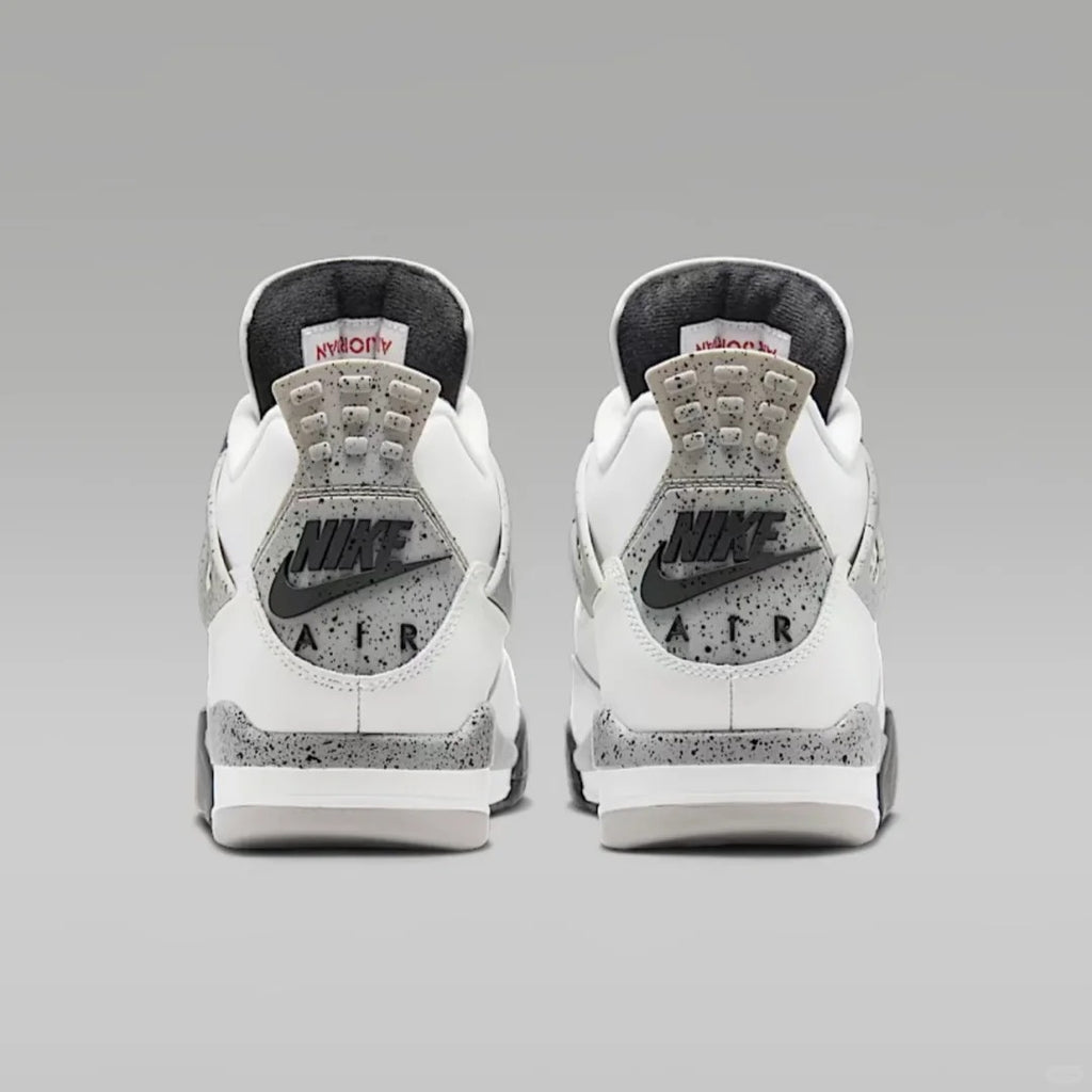 White Grey High Top Sneakers Men Retro Basketball Shoes