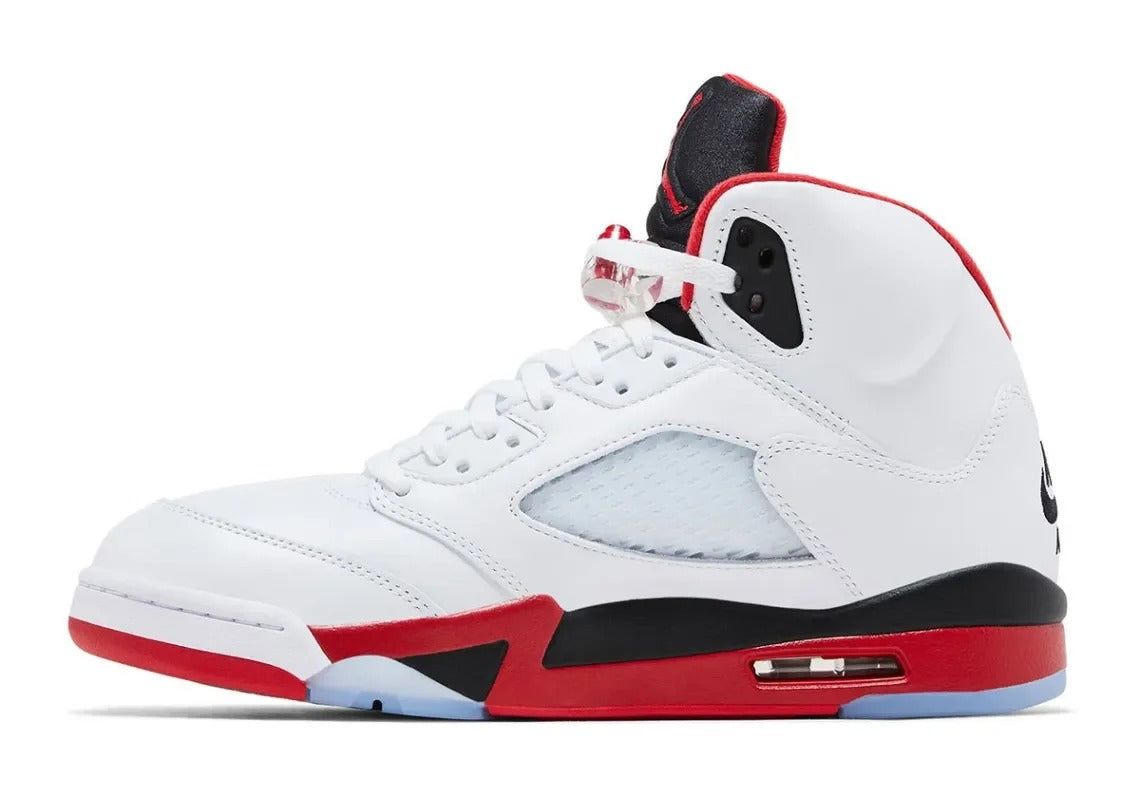 White Red High Top Sneakers Men Retro Basketball Shoes