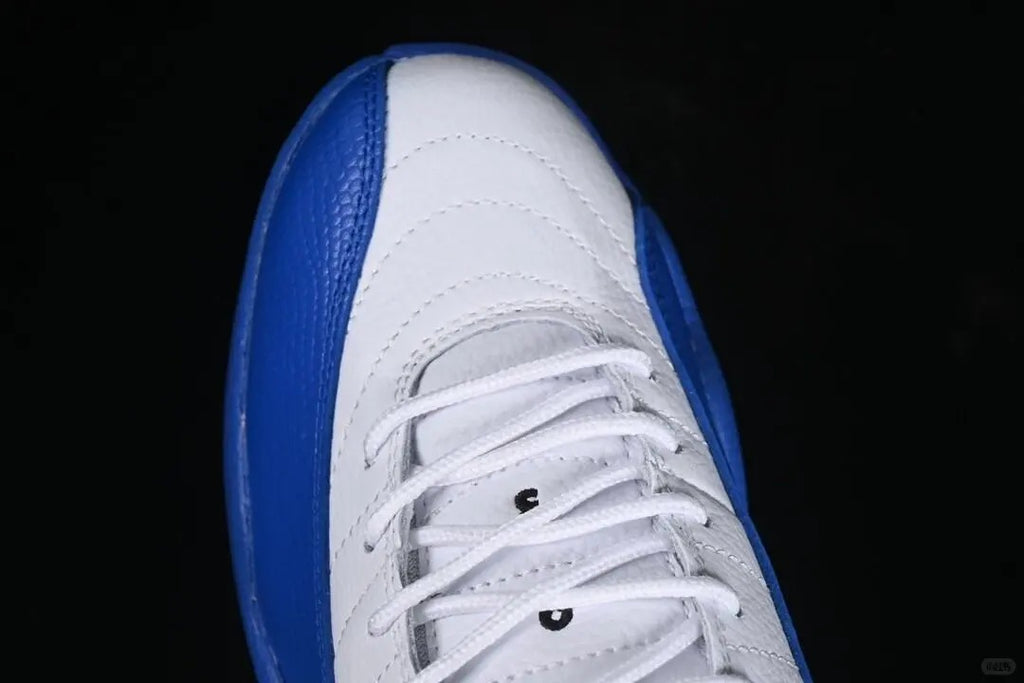 White Royal Blue High Top Sneakers Men Retro Basketball Shoes