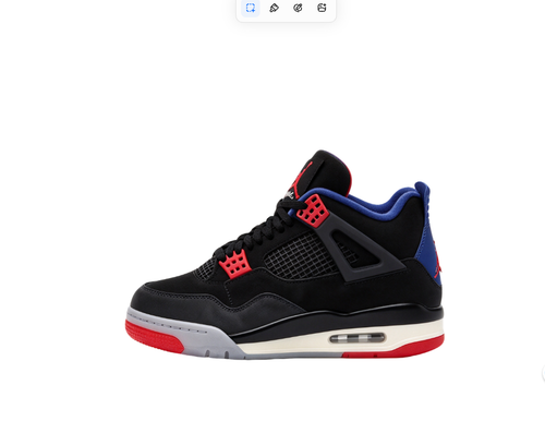 Black Blue Red High Top Sneakers Men Retro Basketball Shoes