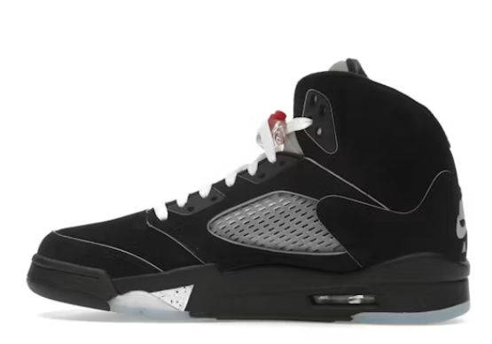 Black Gold High Top Sneakers Men Retro Basketball Shoes