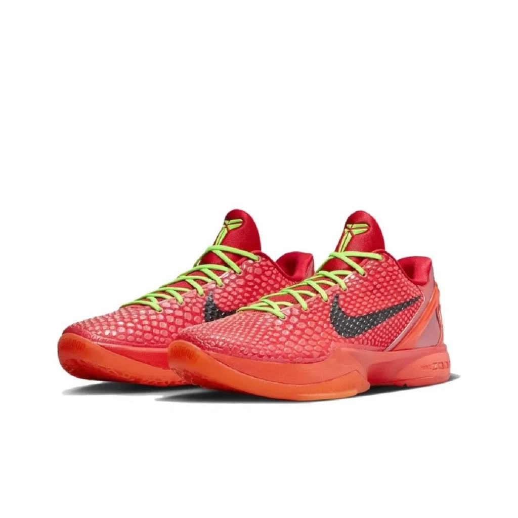 Red Knit Basketball Shoes Men Mid Top Sneakers