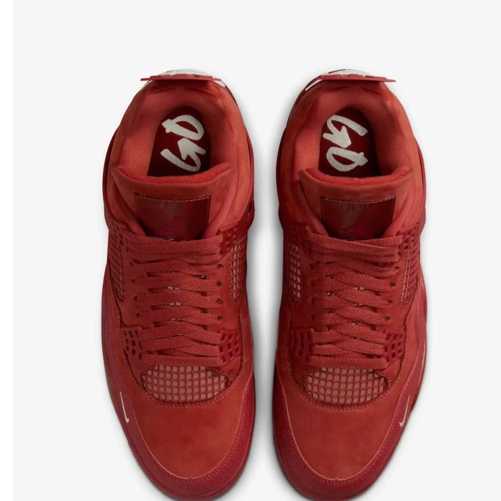 Maroon High Top Sneakers Men Suede Retro Basketball Shoes
