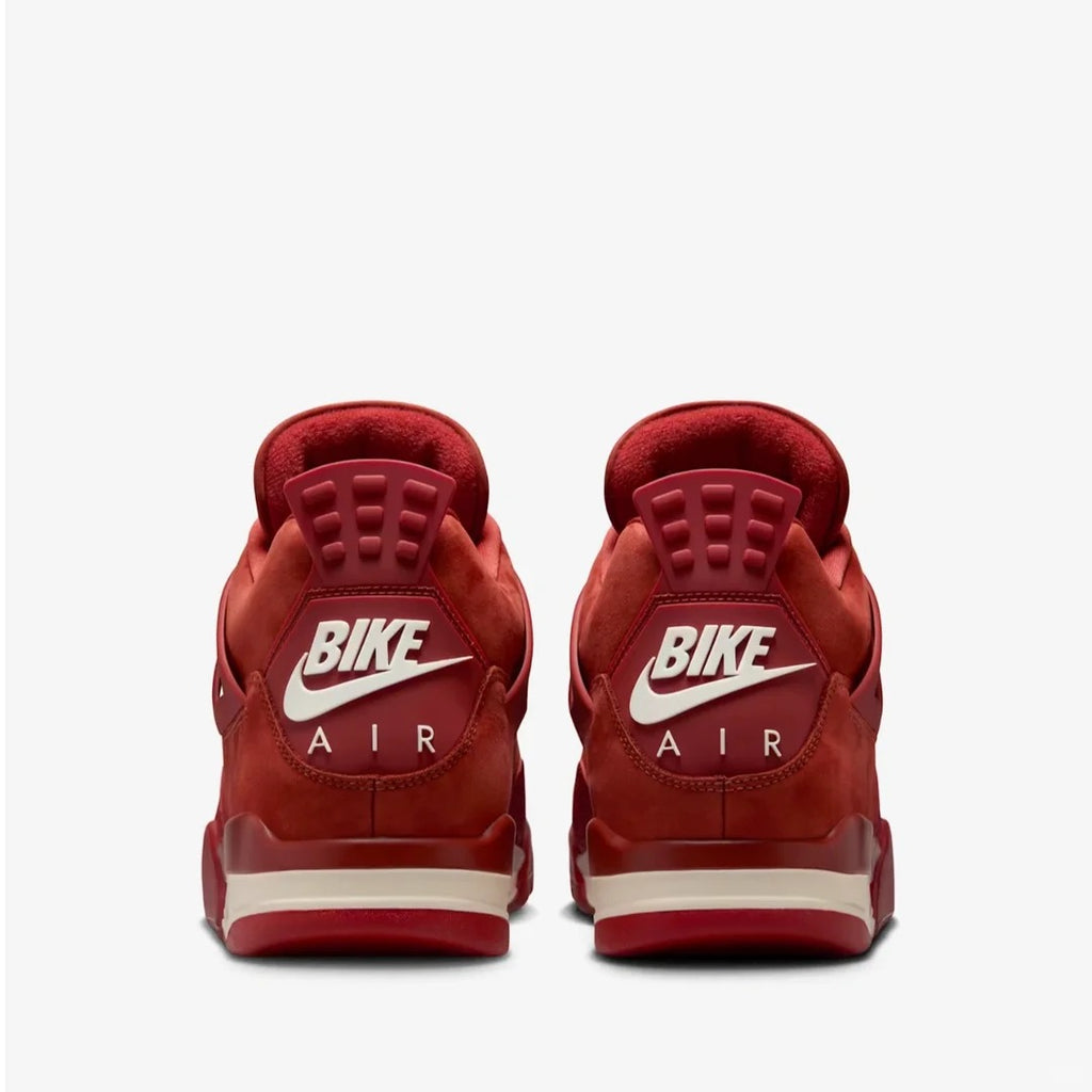Maroon High Top Sneakers Men Suede Retro Basketball Shoes