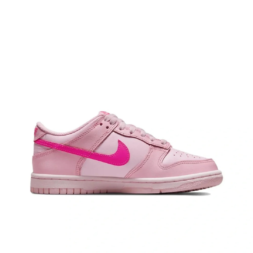 Pink Low Top Sneakers Men Retro Casual Skate Shoes