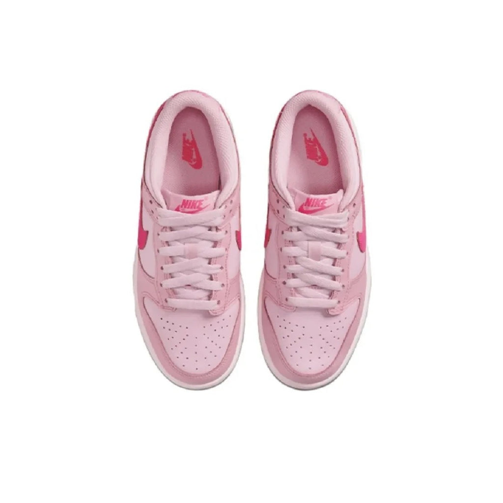 Pink Low Top Sneakers Men Retro Casual Skate Shoes