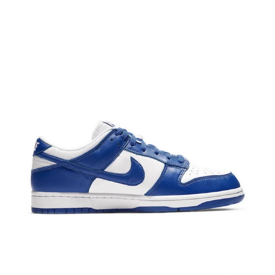 White Royal Blue Low Top Sneakers Men Retro Casual Skate Shoes