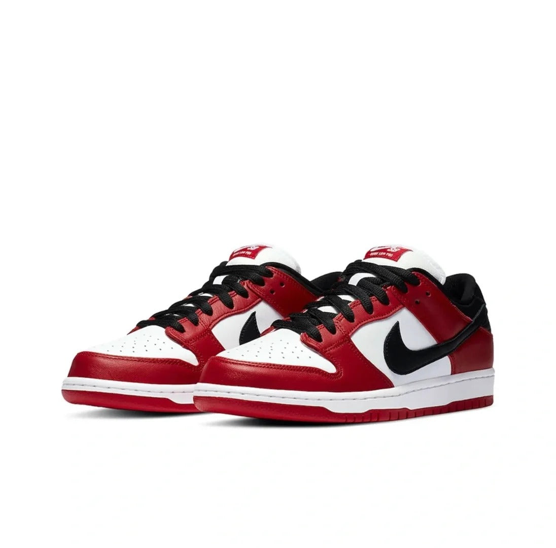White Red Black Low Top Sneakers Men Retro Casual Skate Shoes