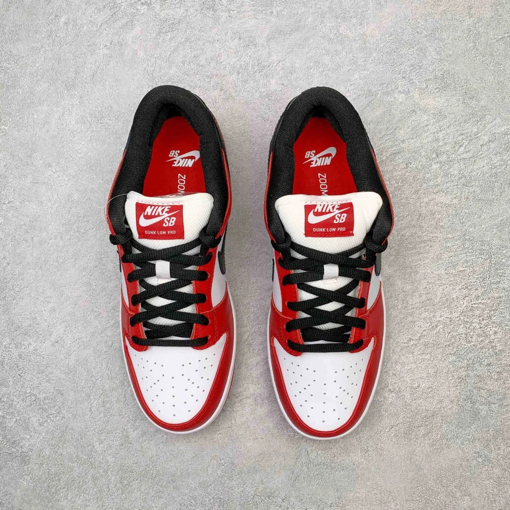 White Red Black Low Top Sneakers Men Retro Casual Skate Shoes