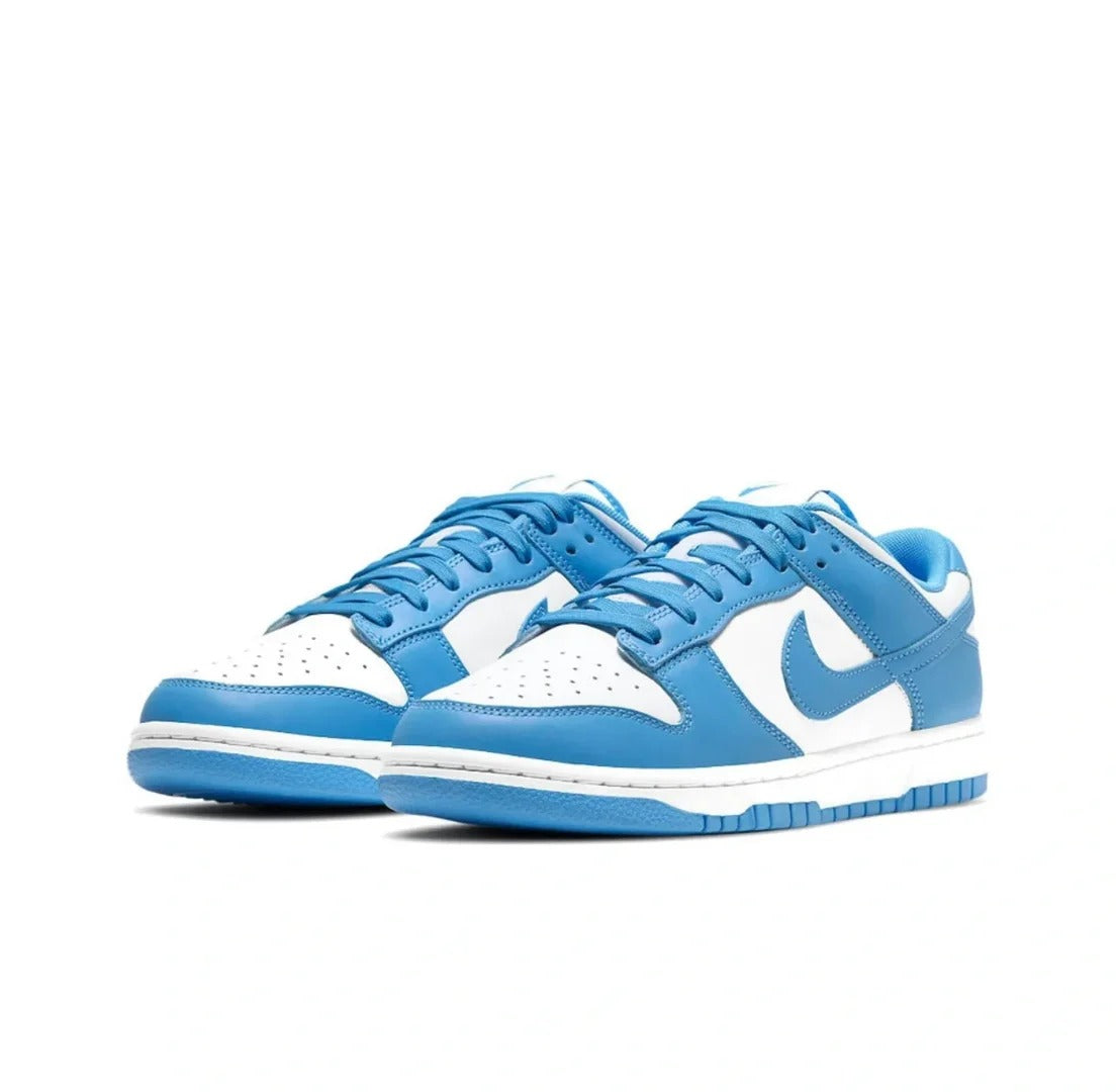 White Blue Low Top Sneakers Men Retro Casual Skate Shoes