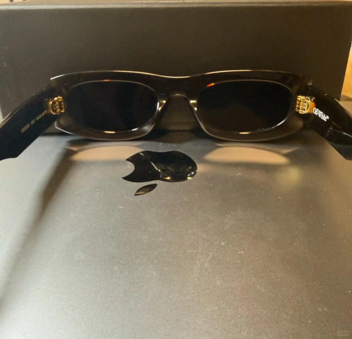 Black Square Sunglasses Men Retro Fashion