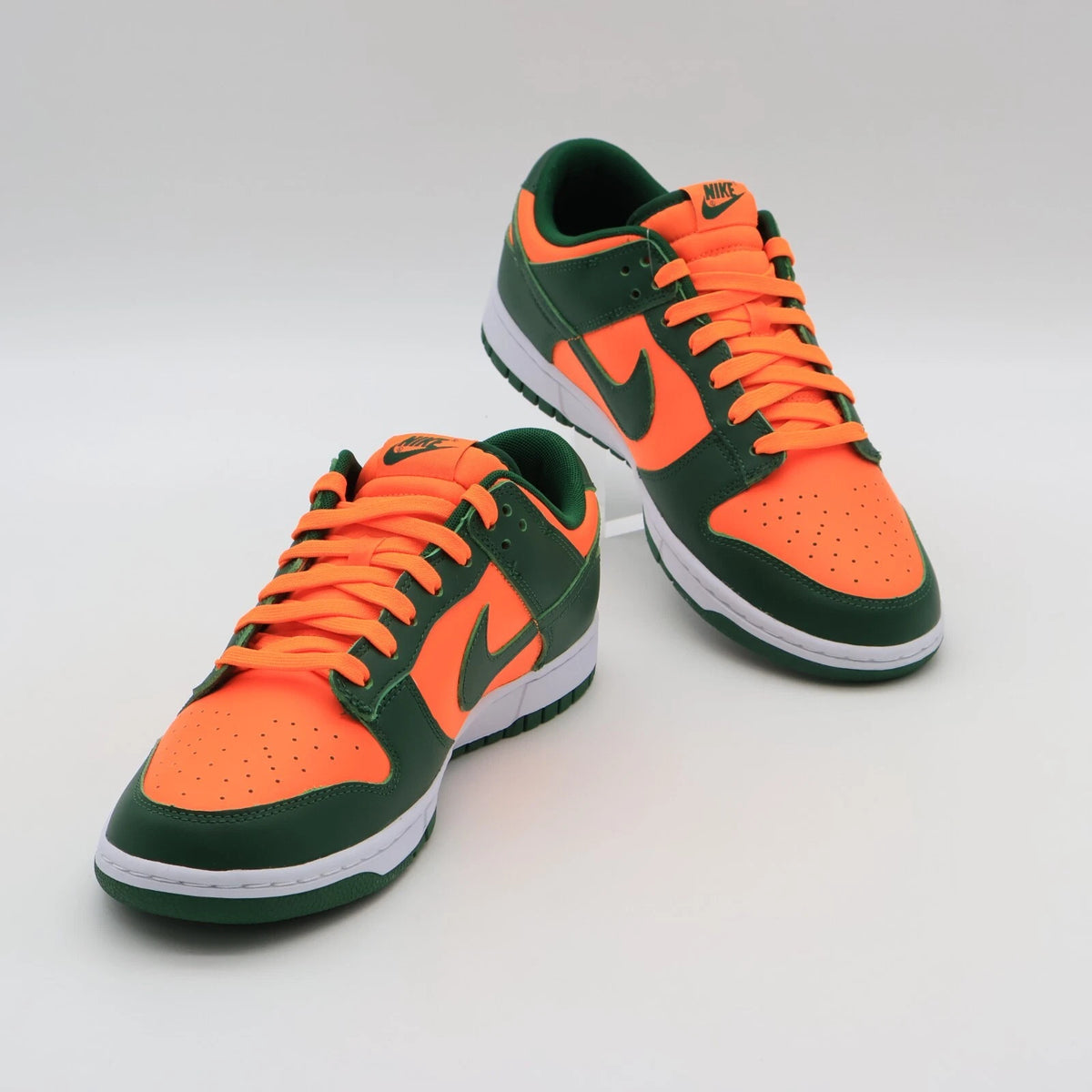 Green Orange Low Top Sneakers Men Retro Casual Skate Shoes