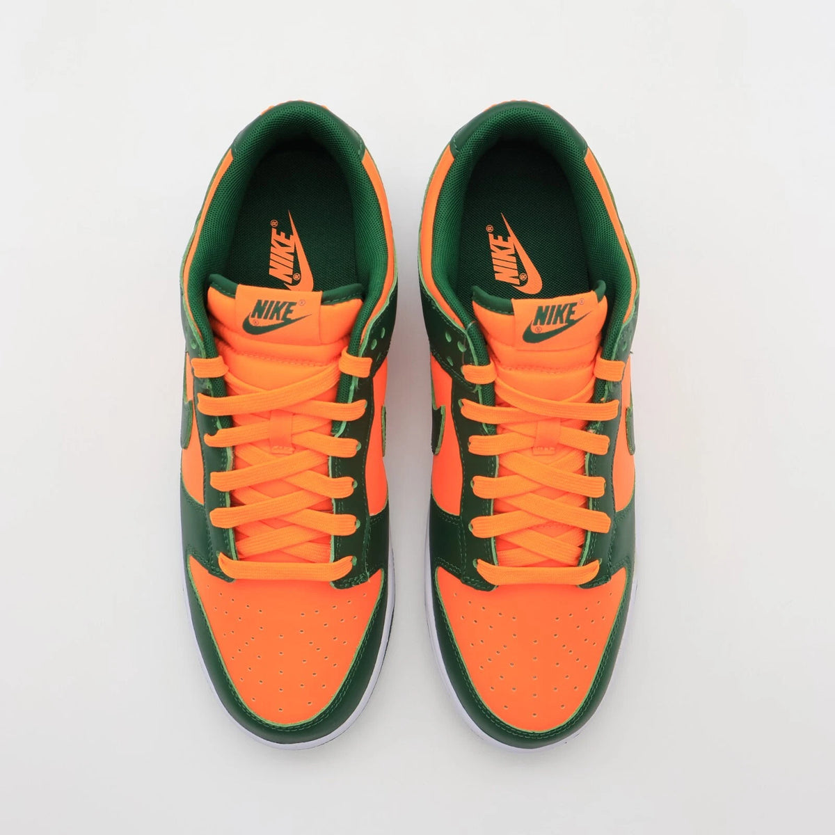 Green Orange Low Top Sneakers Men Retro Casual Skate Shoes